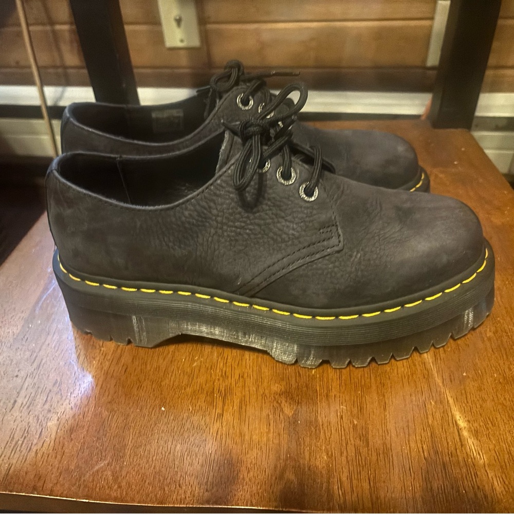 Dr. Martens Black Platform Shoes